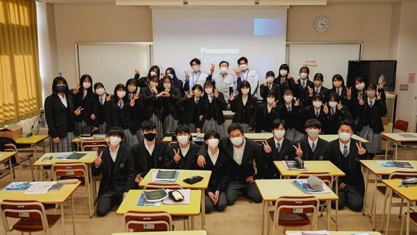 尼崎市立尼崎双星高等学校でパナソニック コネクト様による出張授業